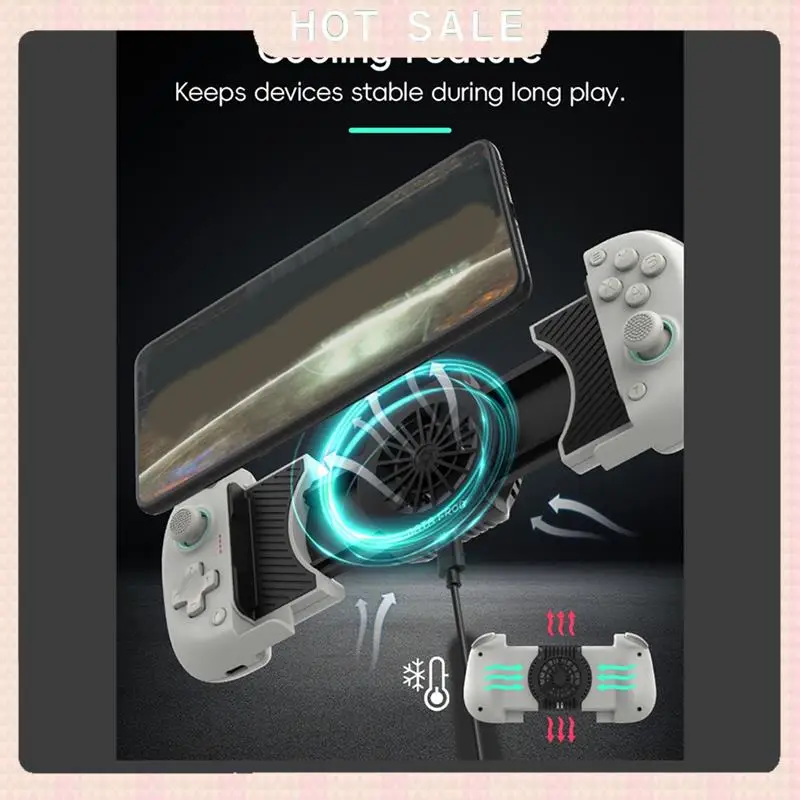 وحدة تحكم ألعاب لاسلكية DATA FROG X3 لتوصيل 24 ساعة لوحدة تحكم ألعاب أندرويد لهاتف Galaxy Ideal لهاتف PUBG Mobile & Mo #5