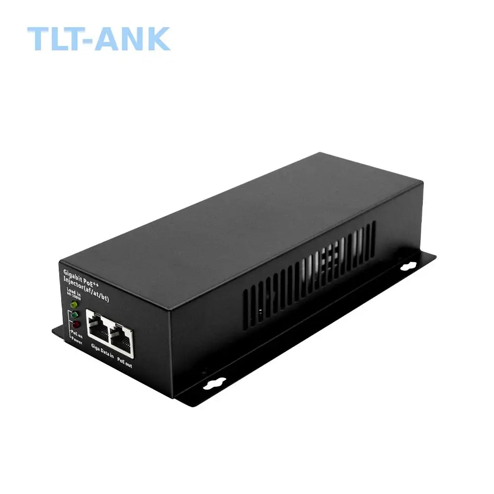 IEEE802.3af/at/bt High Power 90W Gigabit PoE Injector Adapter DC52V2.88A Power Over Ethernet