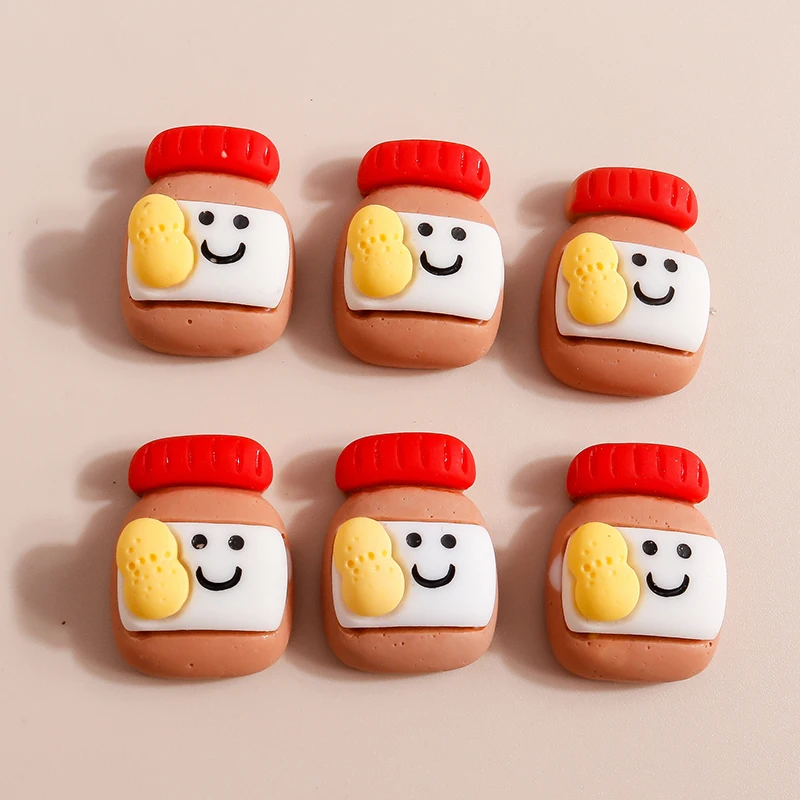10 Stück Mix Mini Süße Lebensmittel Dessert Donut Kuchen Flache Rückseite Harz Cabochon Verzierungen DIY Scrapbooking für Mädchen Haarschleifen – Detail 35