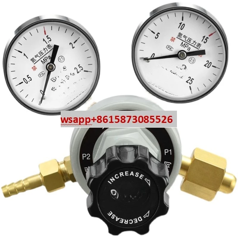 

YQD-07 pressure regulator, dual gauge pressure regulator, strap fine adjustment valve
