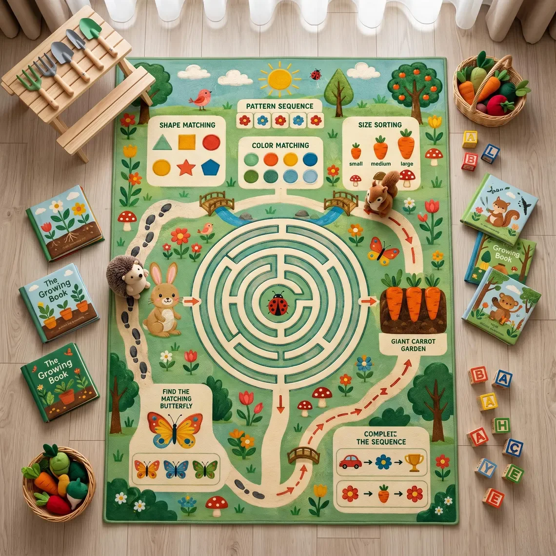 Rabbit Butterfly Rug Soft Bedroom Dining Room Carpet Home Entrance Elegant Large Blanket Living Room Classroom Ground Mat