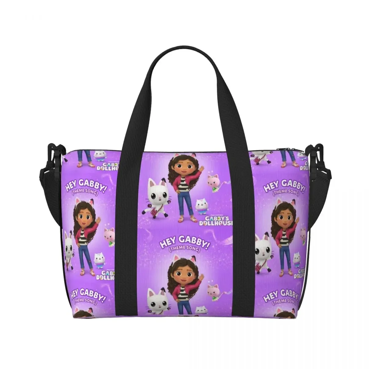 مخصص كبير G-Gabbyses الكرتون حمل حقيبة المرأة Mercat حورية البحر الكتف التسوق رياضة الشاطئ حقيبة السفر