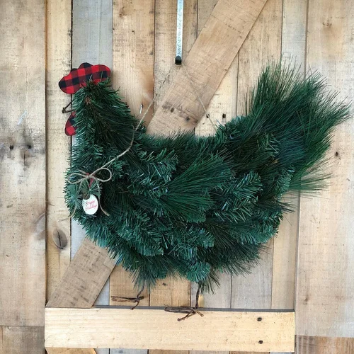 농장 소나무 콘 장식 화환, 삼나무 말머리 화환, 화환 나무 화환, 크리스마스 장식 