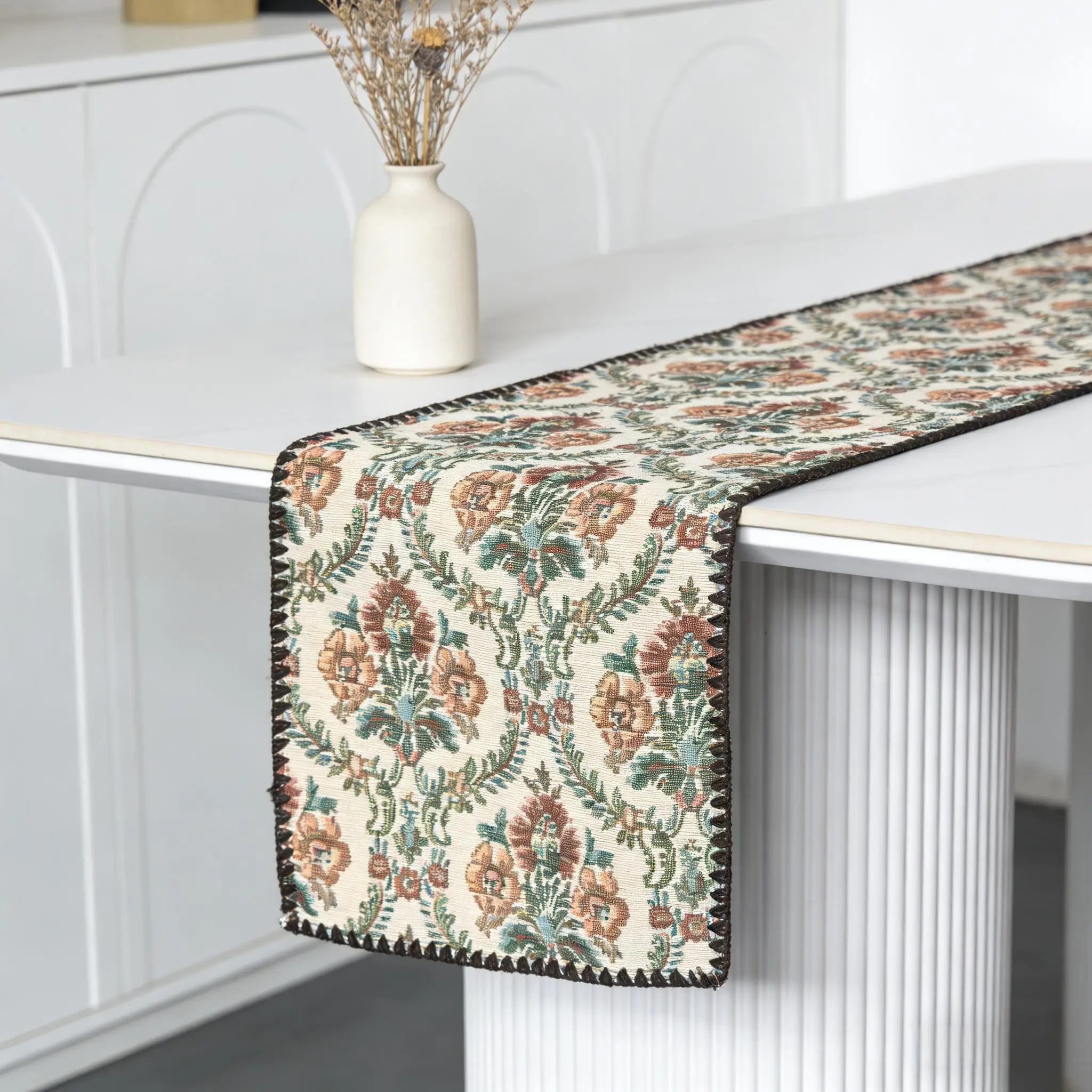 Table Runner Coffee Table Runner Cotton Table Runner, Practical Table Runner for Dining Table, TV Cabinet and Center Table