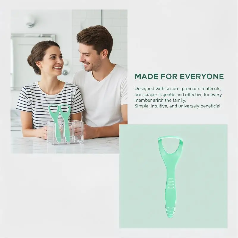 Tongue Scraper For Adult Disposable Tongue Cleaning Tool Plastic Mouth Scraper Travel Convenient Oral Hygiene Care Appliances