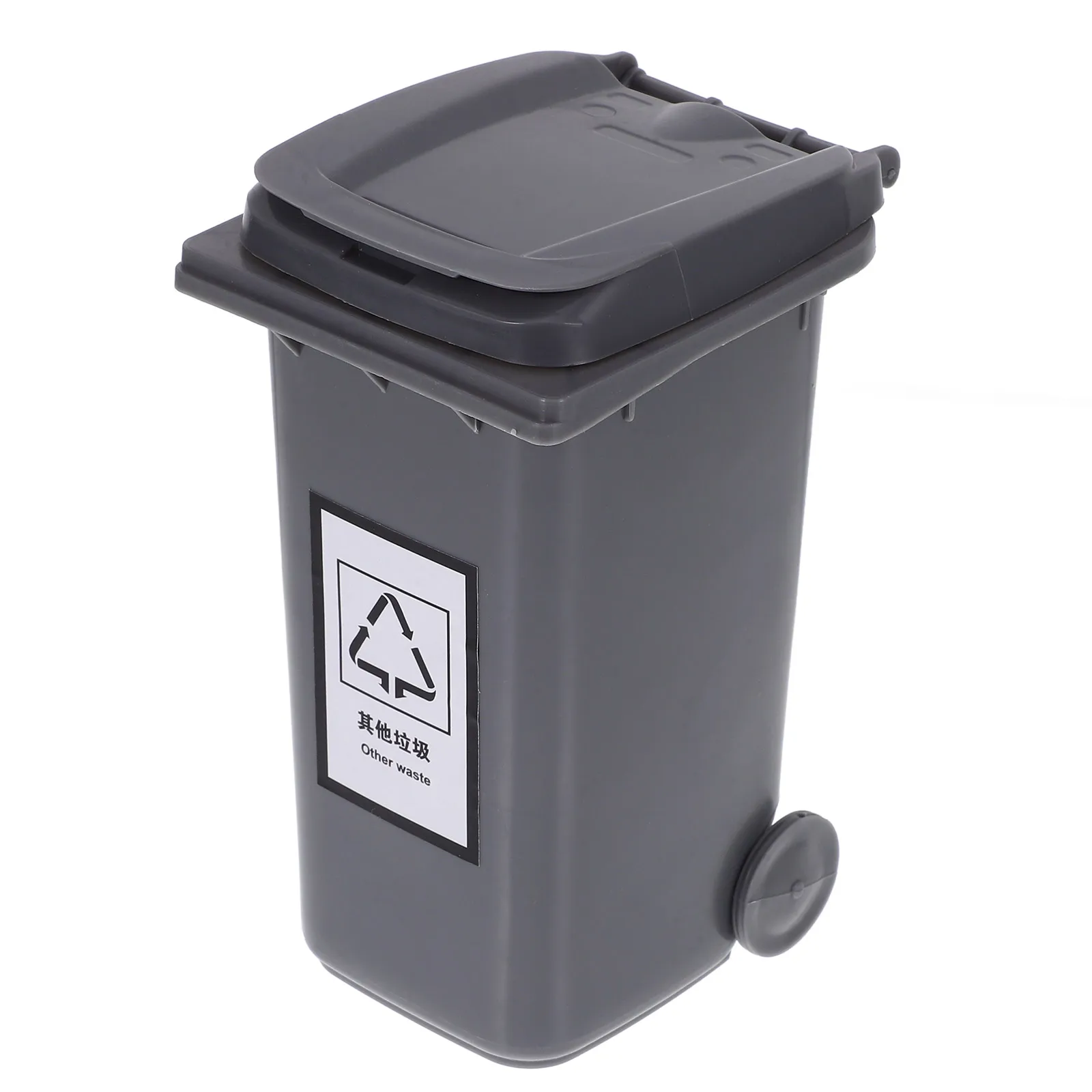 

Red Desktop Trash Can Small Waste Bin for Home Office Dorm Multi-functional PP Material Durability Mini Size Recycling Container