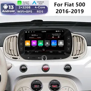 Bqcc-フィアット500用カーラジオ、7インチ、2ディン、マルチメディアビデオプレーヤー、2 64g CarPlay、Android Auto、wifi、BT、カーステレオ、2016-2019 - AliExpress Bqcc-フィアット500用カーラジオ、7インチ、2ディン、マルチメディアビデオプレーヤー、2 64g CarPlay、Android Auto、wifi、BT、カーステレオ、2016-2019 - AliExpress