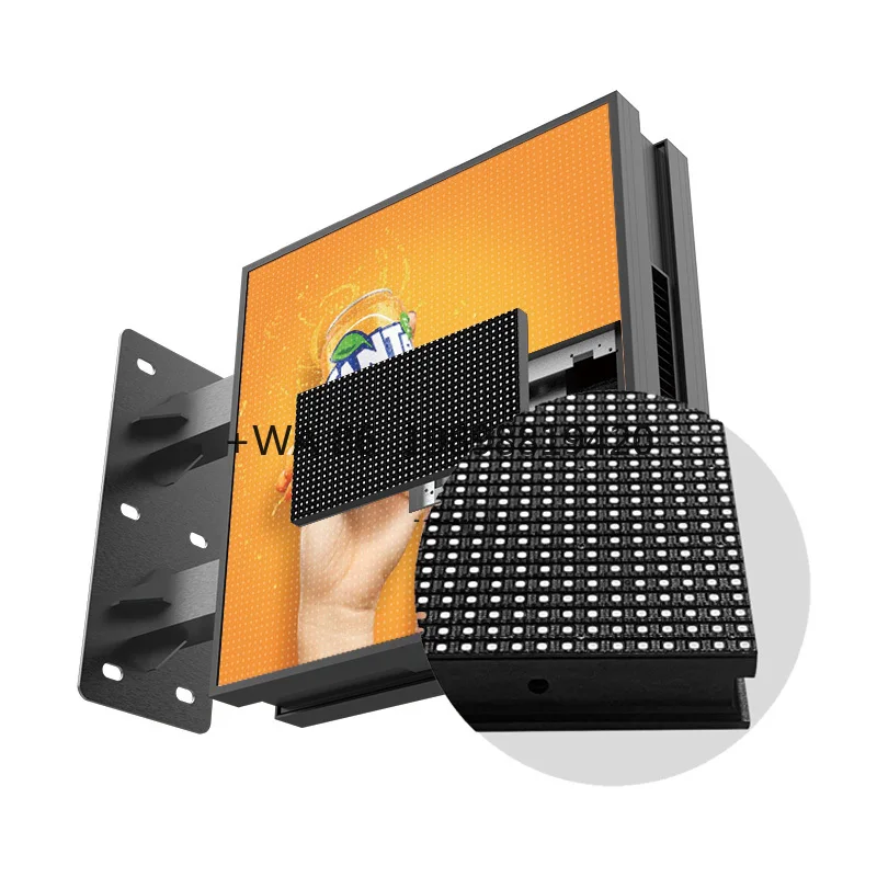 Programmable LED Display 640*640mm P2.5mm Full Color for Cars Emotion Sign for Offices Shops & Taxis