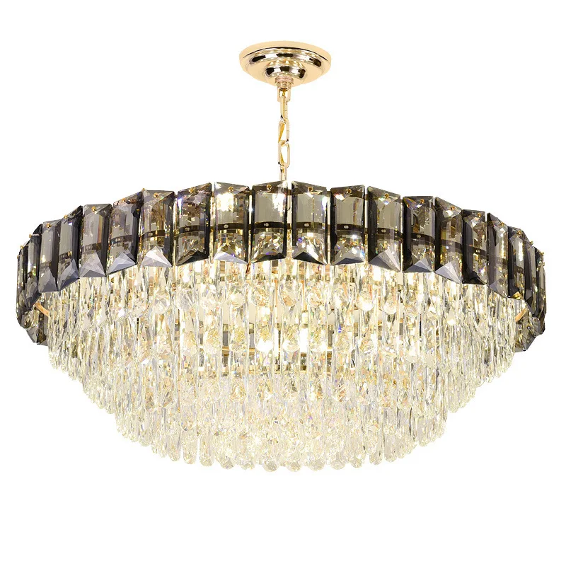 

Postmodern, light luxury crystal chandelier, simple living room lamp
