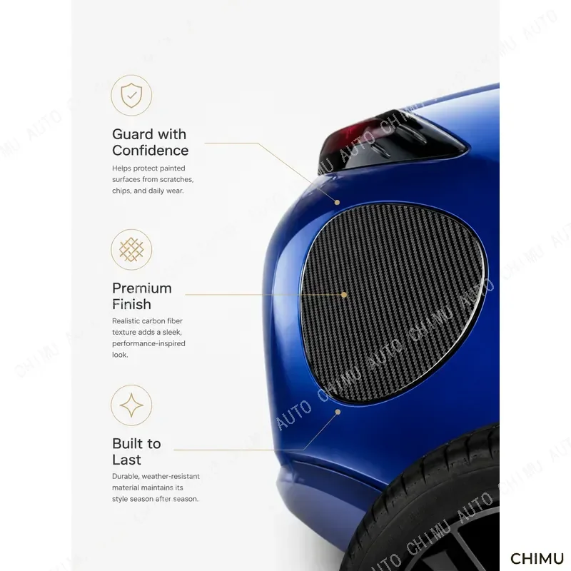 【CHIMU AUTO】 Dry Carbon Fiber Fuel Tank Cap Cover for Subaru BRZ for Toyota GR86 2022+ Exterior Trim Sticker view 4