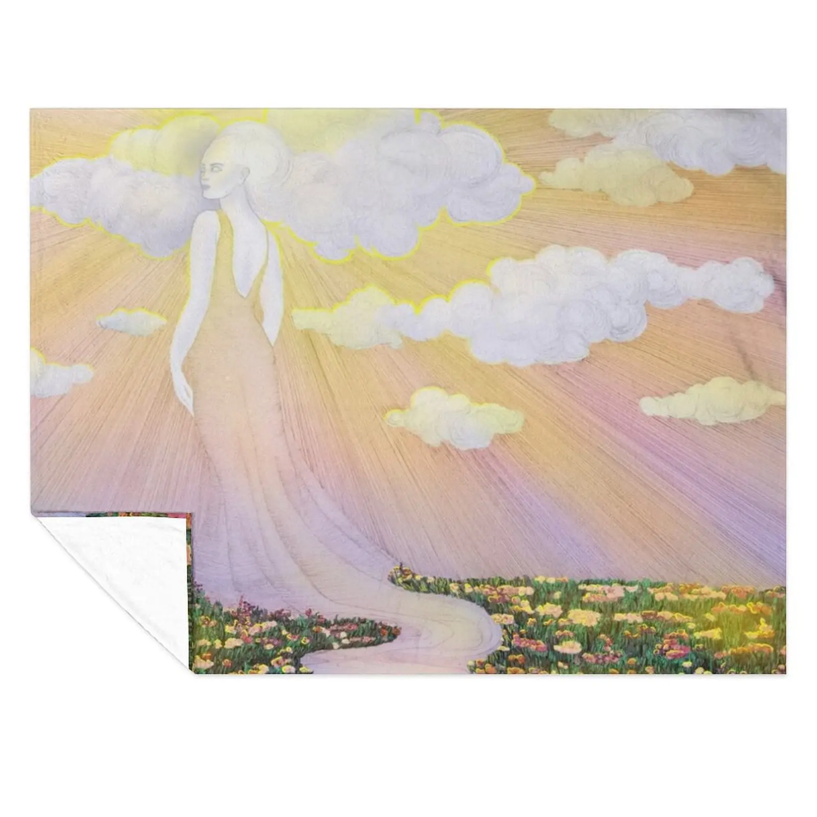 

Dawn Spirit of the River and Sky Throw Blanket Blankets For Baby Luxury Thicken valentine gift ideas Blankets