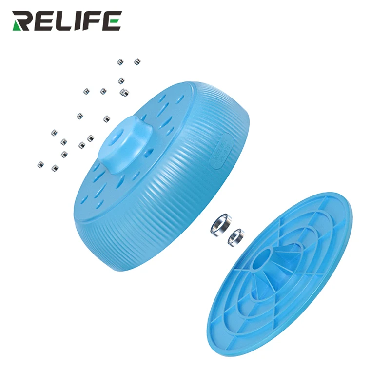 Relife RL-078 Multi-function Screwdriver Rotary Storage Box Large Capacity 19 Holes Magnetism 360° Rotary Organizer