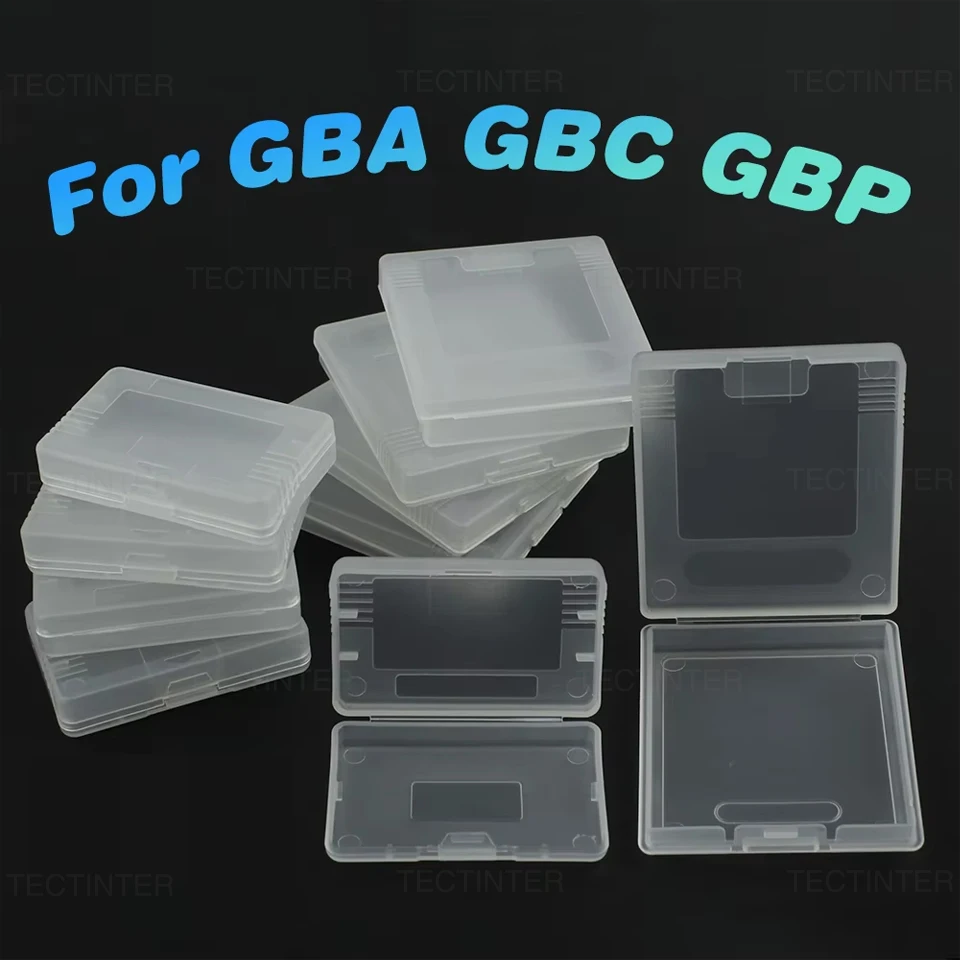 Estuche de plástico para cartuchos de juegos GBC/GBP/GBA, caja protectora de almacenamiento para accesorios de Nintendo Game Boy Color Pocket