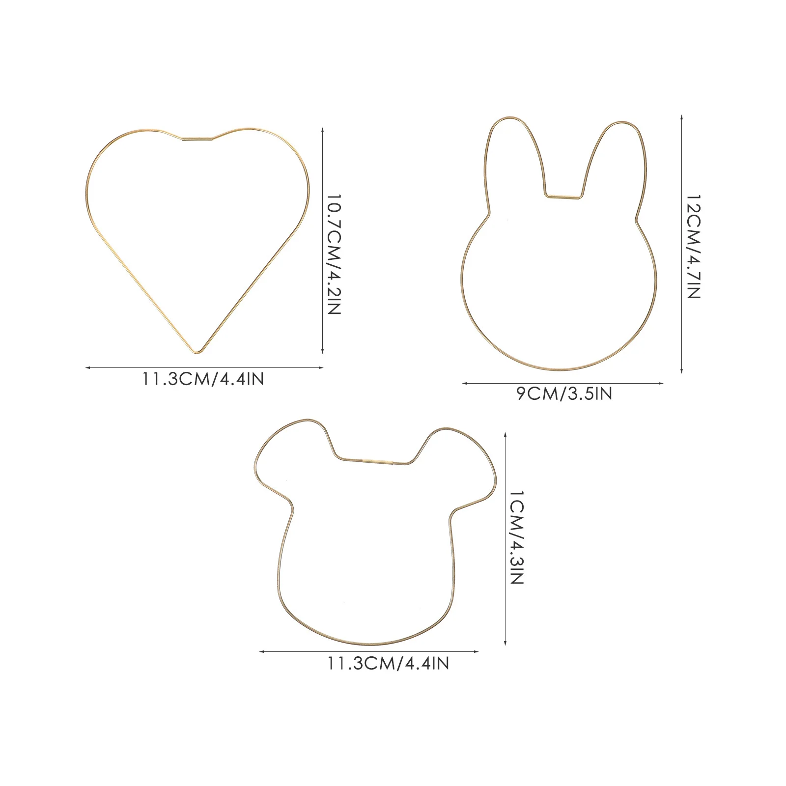 

18pcs Dream Catcher Decor Metal Hoops Wall Hanging Wreath Ring Diy Craft Floral Hoops Macrame Rings For Home Office Decor