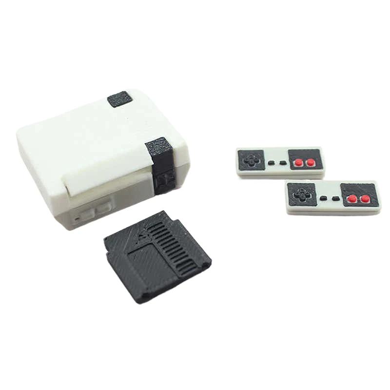 3개/세트 1/12 인형집 미니 게임 콘솔 미니어처 게임 핸들 모델 손 인형 액세서리 홈 DIY 장식