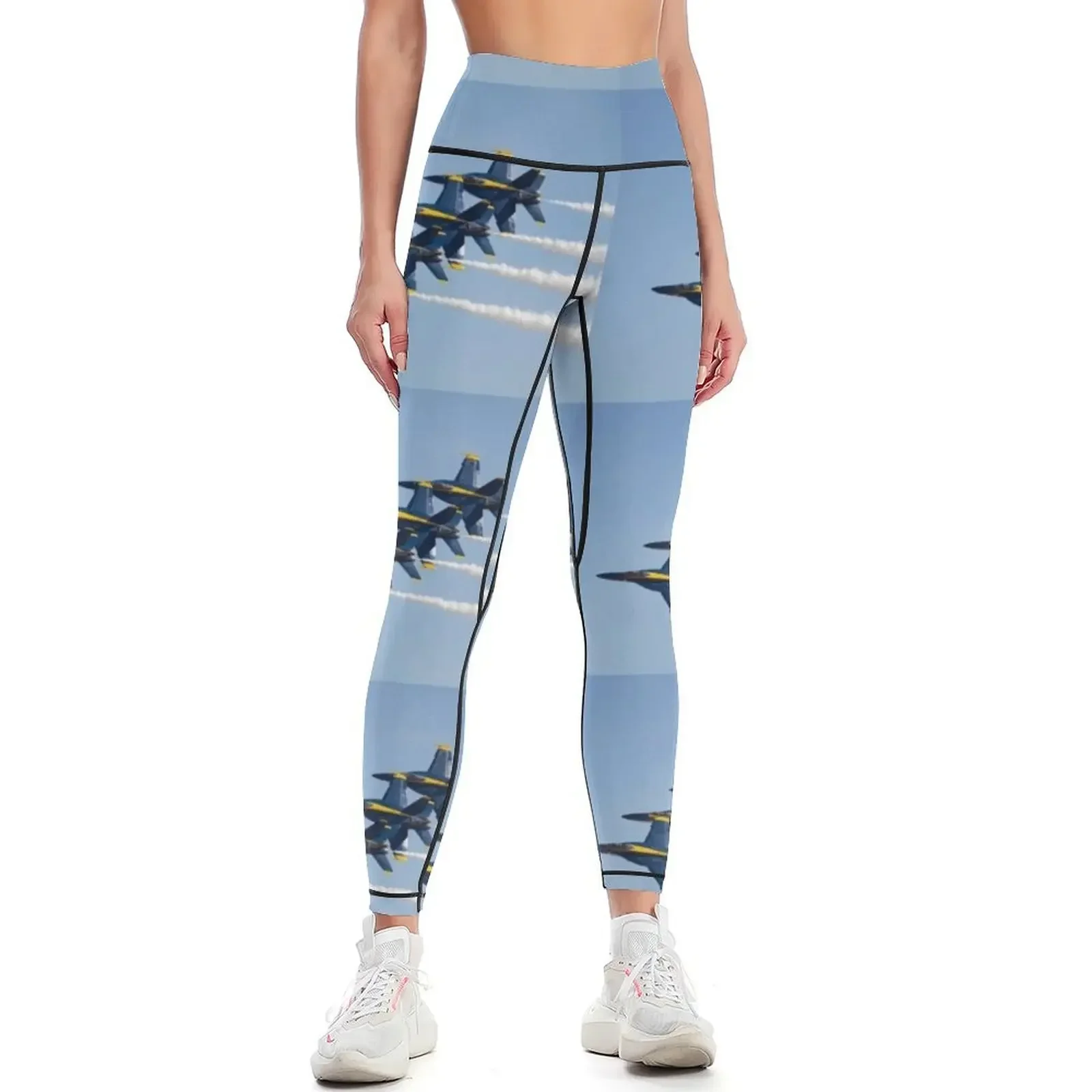 

Blue Angels Formation Leggings Training pants Sweatpants joggers for sportswear for gym Womens Leggings