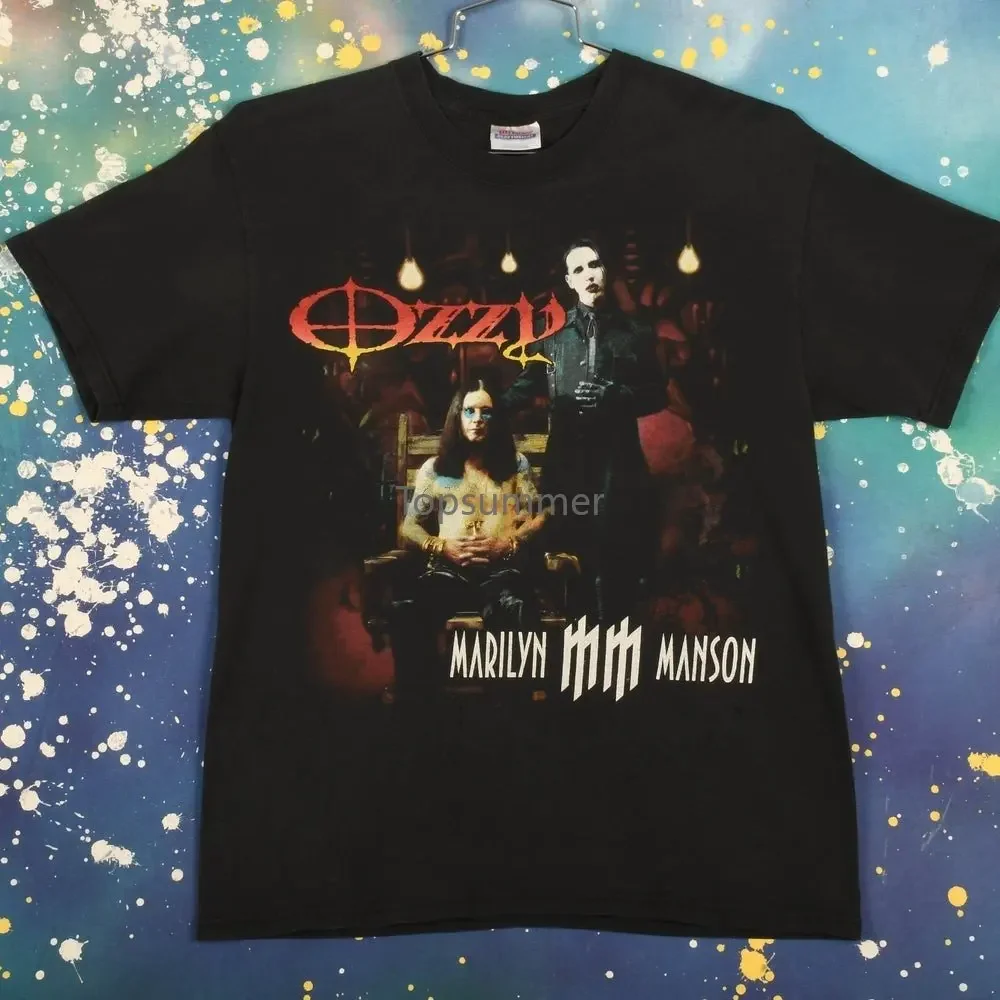 Ozzy Osbourne & Marilyn Manson 2003 Ozzfest Size M