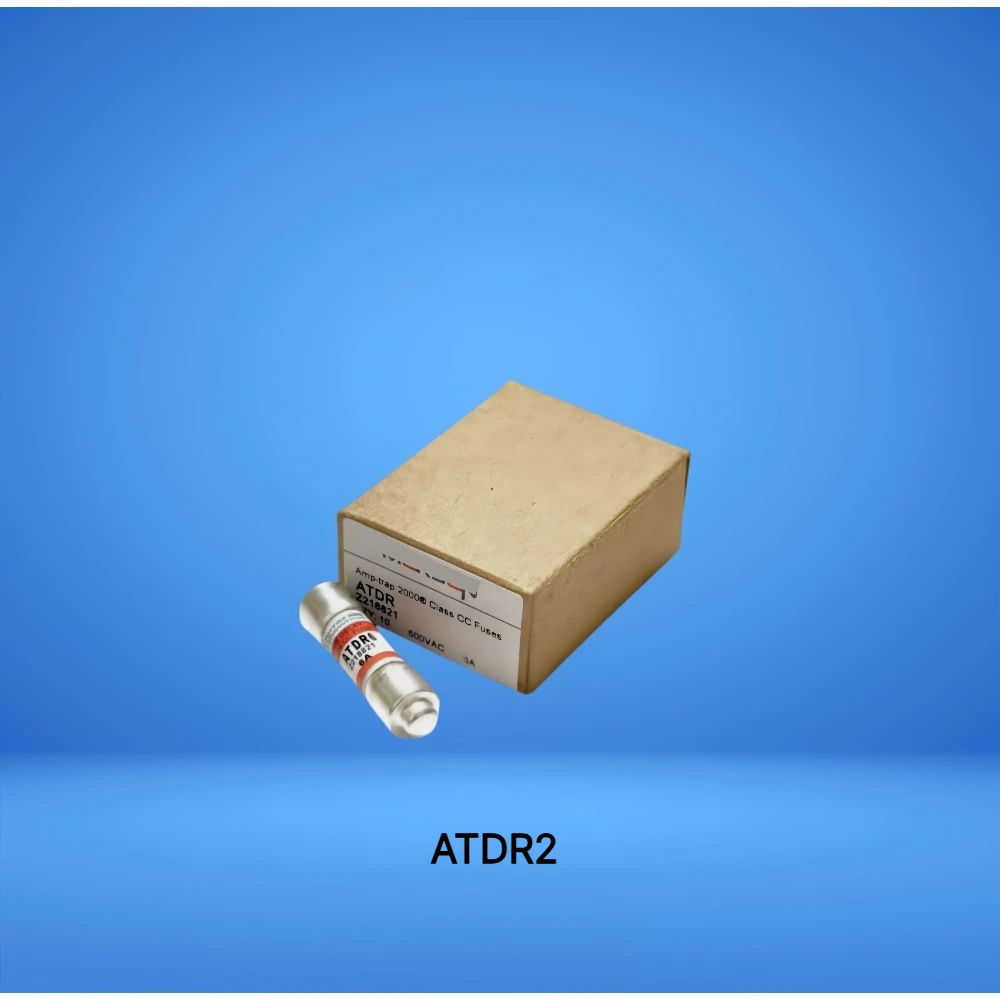 ATDR2 Class CC Time-Delay Current Limiting Cartridge Fuse 2A 600VAC Motor PLC Circuit Protection 1Pcs OEM