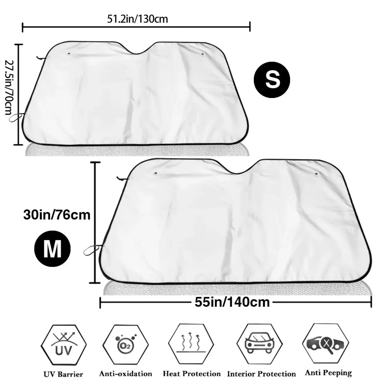 White Chicks Car Sunshade Thousand Miles Latrell Scene r Windshield,Auto Sun Shade