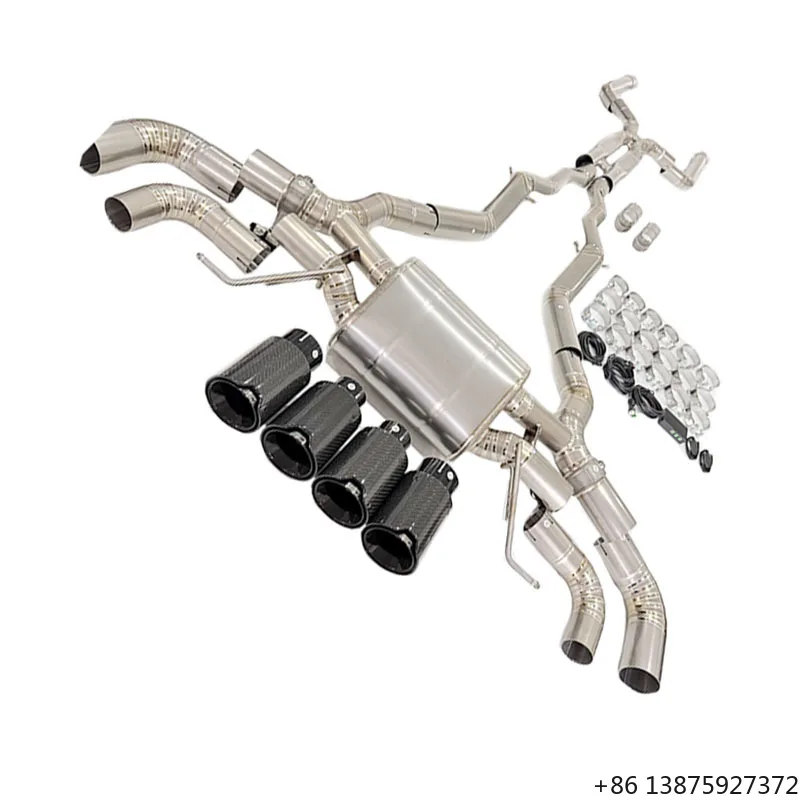 

Высокопроизводительная титановая выхлопная система Valvetronic Catback для M8 Competition F91 F92 F93 4.4T