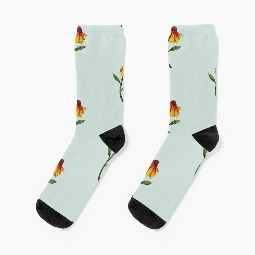 

Coneflower Socks moving stockings designer brand short Sports Socks Men's Women's gift cartoon sport Socks For Men Women's