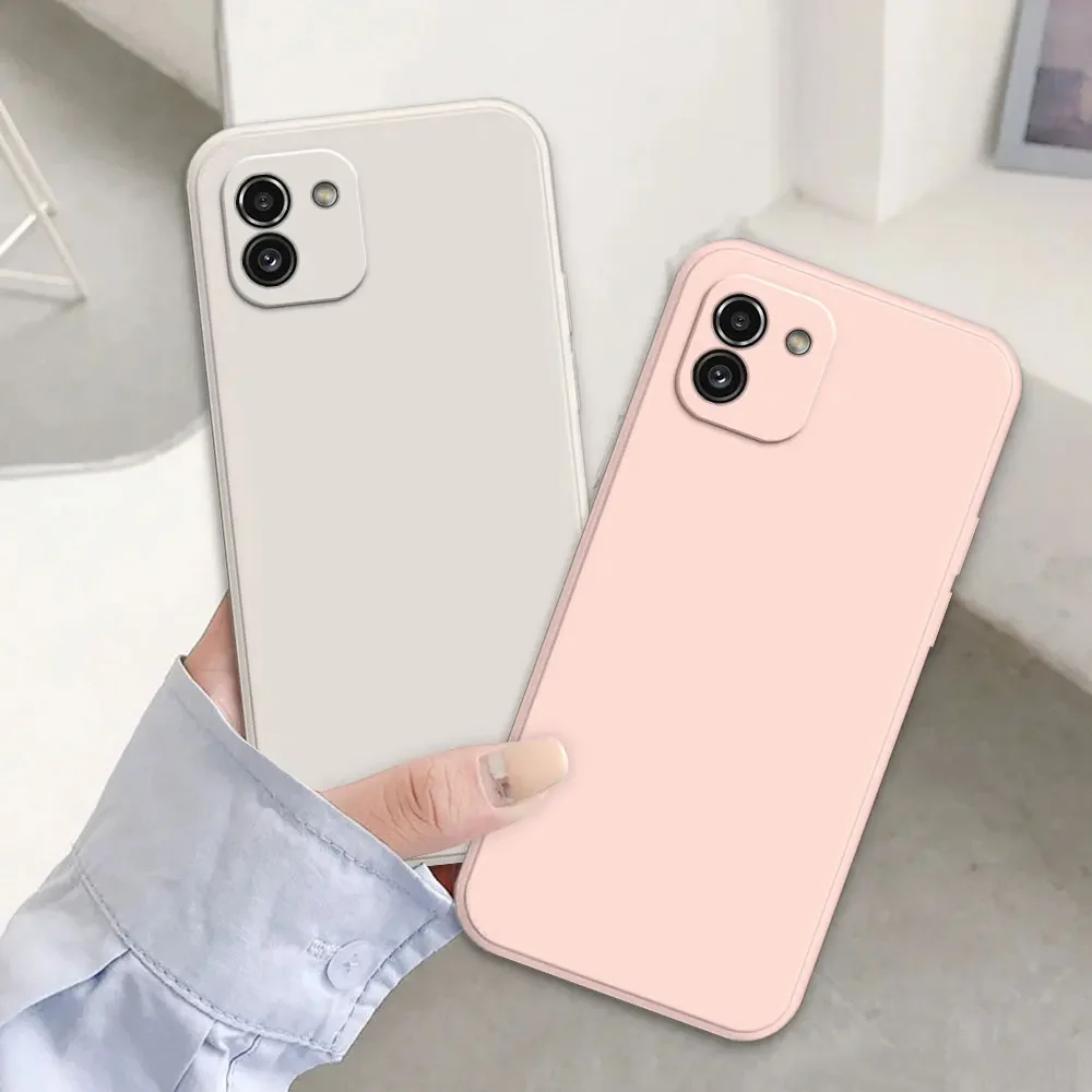 For Samsung A03 Shockproof Case For Samsung Galaxy A03 Core Phone Cases Candy Silicone Soft Back Cover For Samsung A03S Fundas