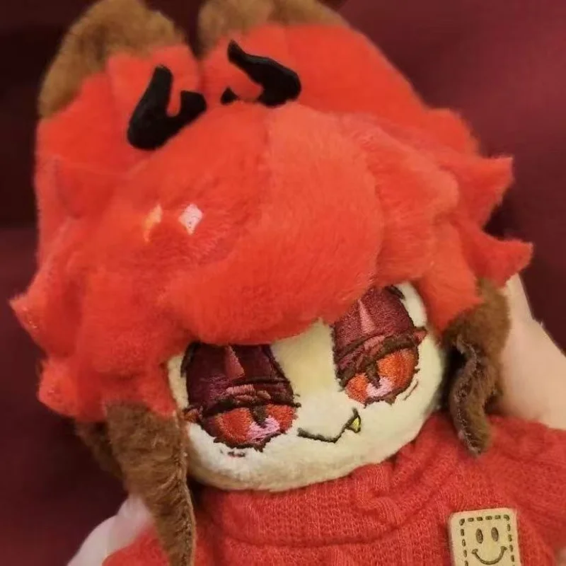

Stuffed 10cm Hazbin Hotel Alastor Plush Dress-up Cotton Doll Toys for Kids Cosplay Decor Birthday Gift Fan Collectibles Mascot