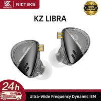 KZ X Angelears Libra Wired HiFi In-Ear Earphone Ultra-Wide Frequency Dynamic IEMs Monitor Headphone with 2PIN cable PK EDX PRO