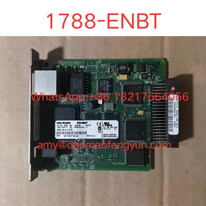 Used  1788-ENBT   communication module  tested   ok    fast   shippping