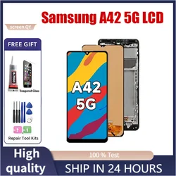 Tested For AMOLED For Samsung A42 5G LCD display A426B lcd with Touch Screen Digitizer Assembly For Samsung A426 LCD