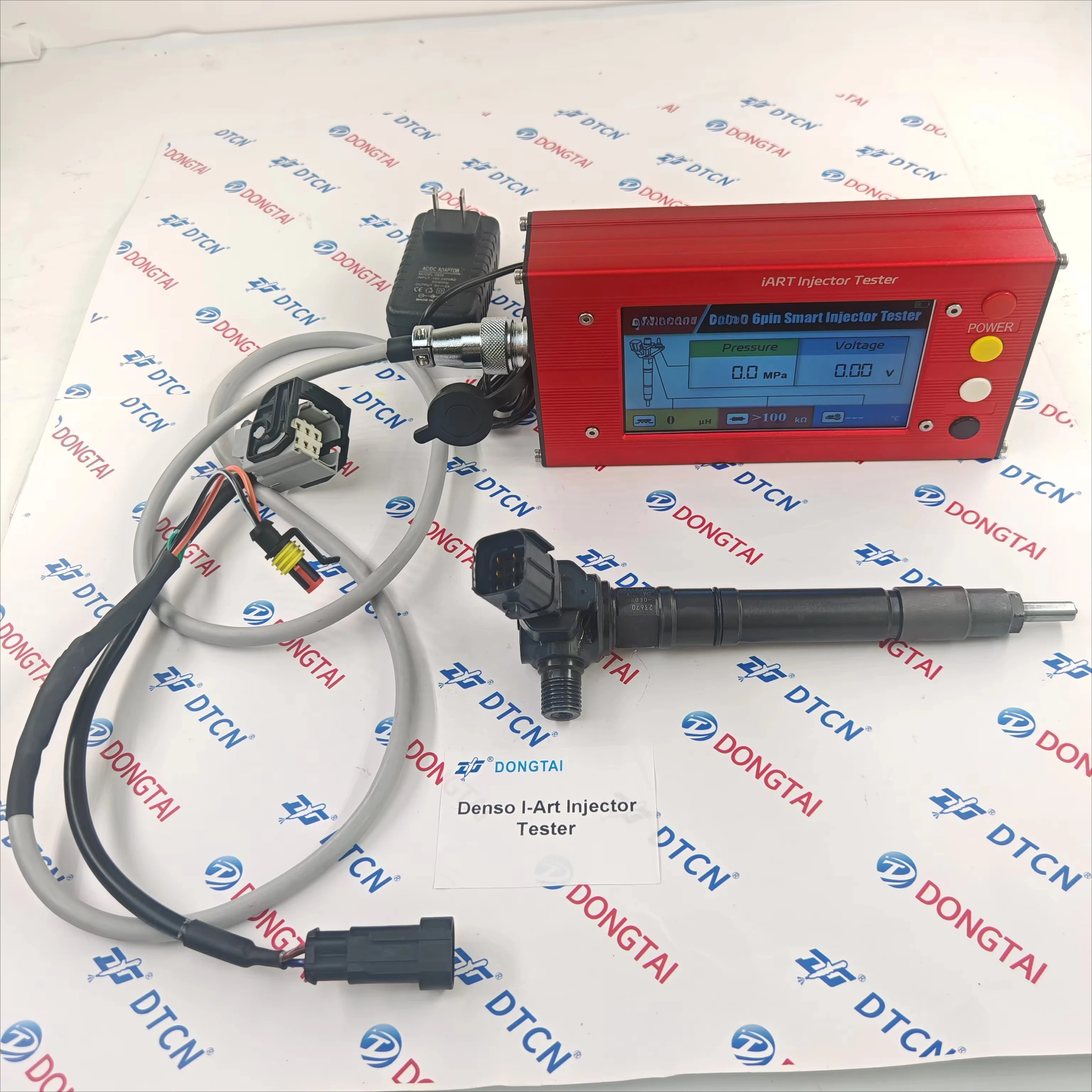 Portable IART02 smart Piezo Injector Tester for 6-Pin 23670-1103 Testing Voltage Inductance Resistance Temperature Pressure