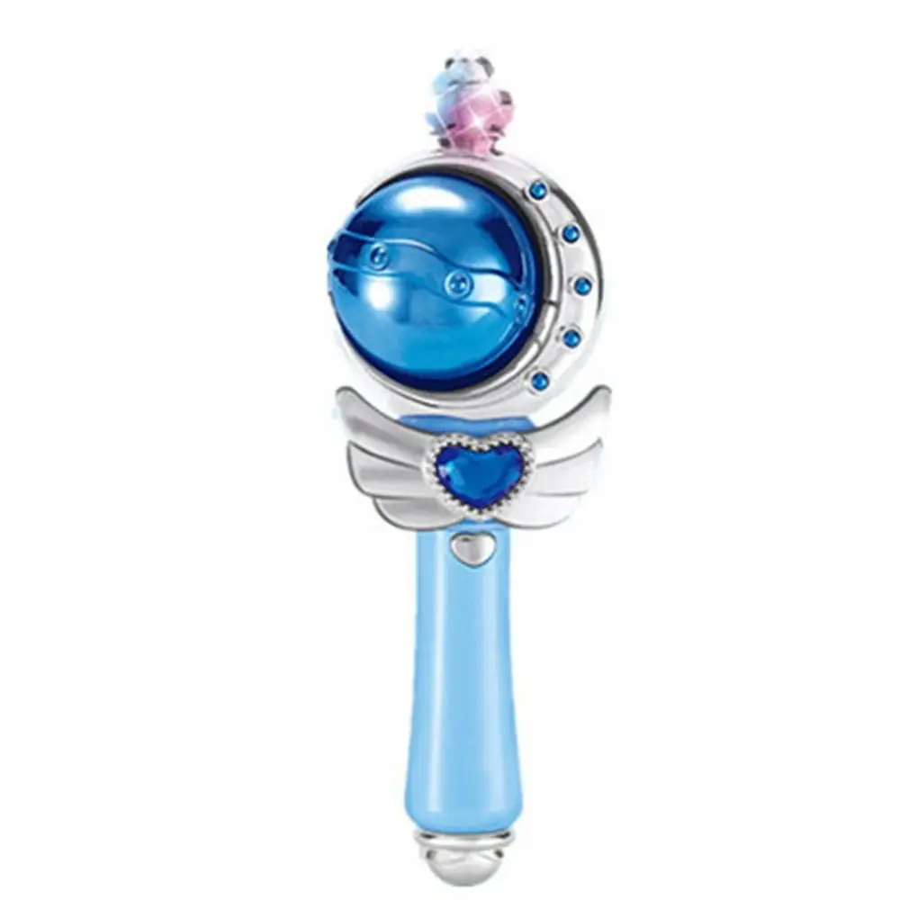 Led Light Girl Magic Wand Princess Wand With Music Moon Fairy Stick Light Stick Cartoon Shine Glow Stick Party Supplies