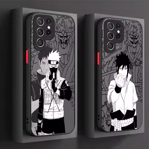 Anime Sasuke Naruto Phone Case For Samsung Galaxy S25 S24 S23 Ultra S22 S21 Plus FE A56 A36 A26 A16 A06 A15 A25 A35 A55 5G Cover