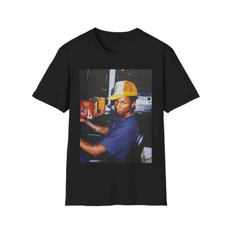 Camiseta Pharrell Vintage Retro, Mercancía de Rap, Artista de Hip Hop