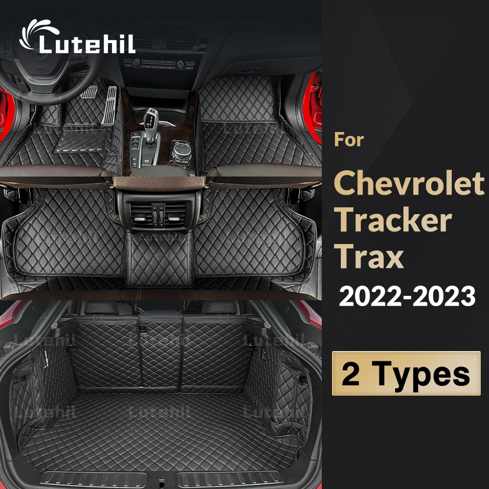 

Автомобильные коврики Lutehil для Chevrolet Tracker Trax 2022 2023, коврик в багажник автомобиля, подушечки для ног на заказ, ковер, аксессуары для интерьера