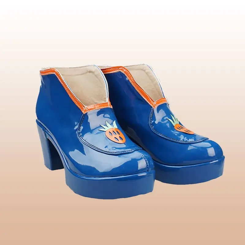 Anime JoJos Bizarre Adventure Pannacotta Fugo Cosplay Schuhe PU Leder Schuhe Cosplay Prop Halloween Stiefel Nach Maß