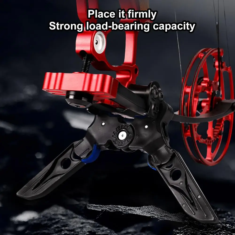 Adjustable Tension Bow Stand Eight-character Bow Frame Compact Foldable Bow Frame with High Stability Spring Design for Arrow