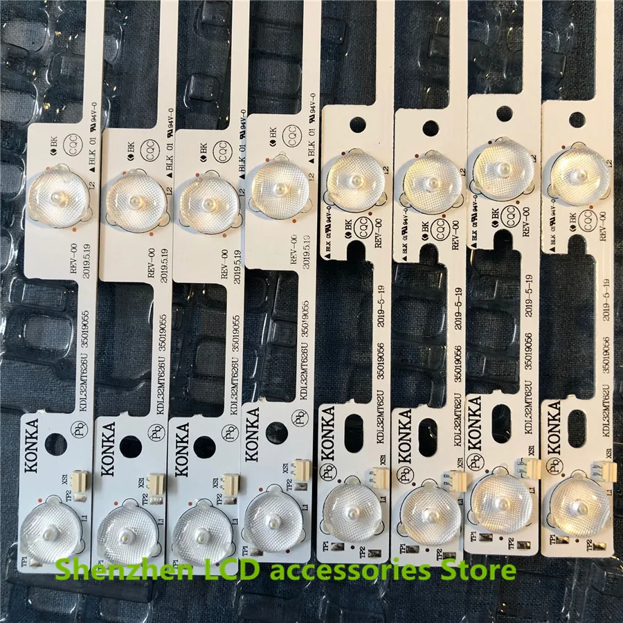 100 개/몫 (50 * 3LED * 6V + 50 * 4LED * 6V) KDL32MT626U 용 LED 백라이트 스트립 35019055 35019056 100% NEW