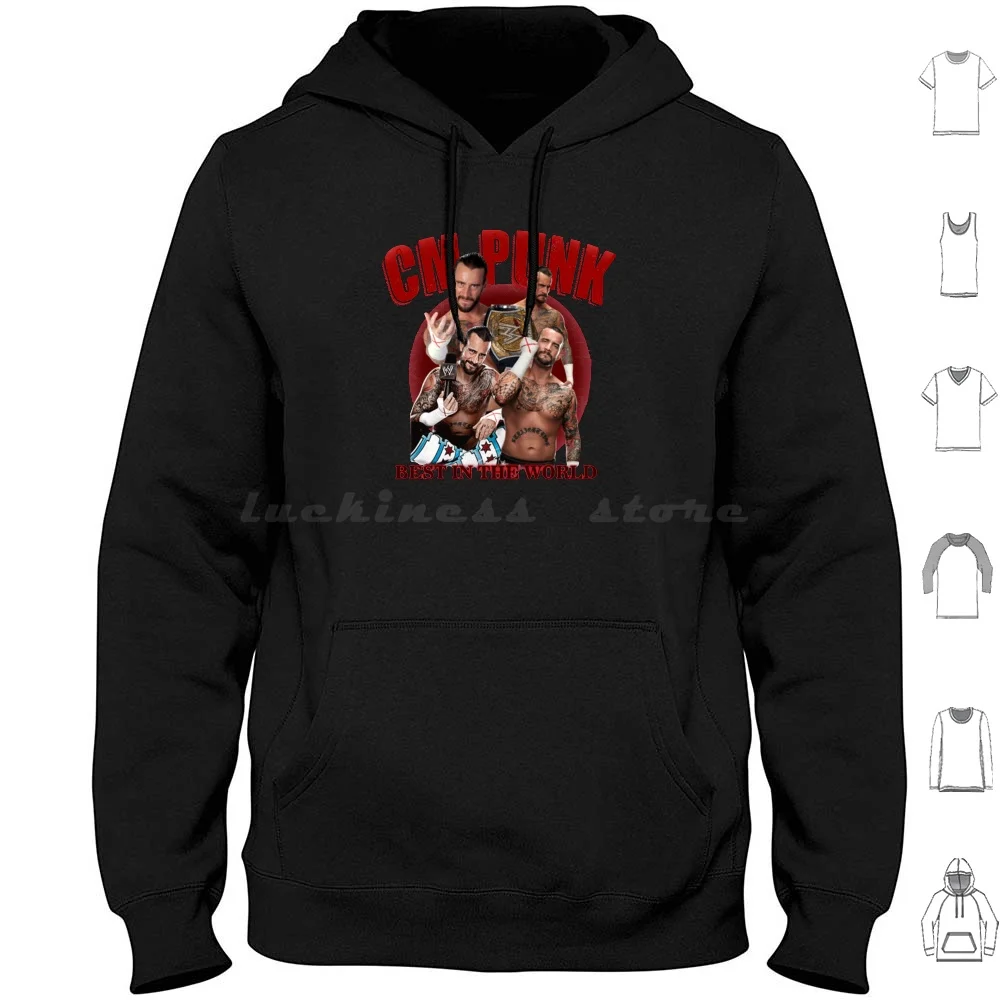 Cm Punk Hoodies Long Sleeve Funny Cm Punk Aew Cute Cm Punk Aew Cm Punk Best In The World Cm Punk I Was There Cm Punk New