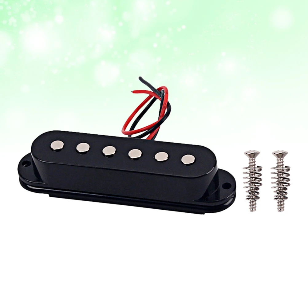 

Single Humbucker for Guitar Black Metal Neck Rail 50mm Fixed Circuit Board Improve Sound Electric Guitar Parts Accessories