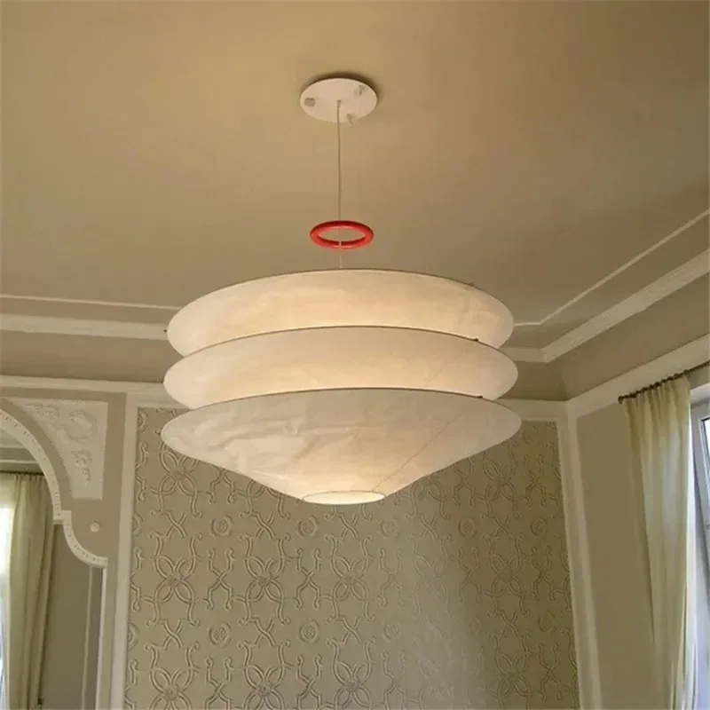 

Nordic Tyvek Paper Pendant Lamp Scandinavia Wabi Sabi Lamp Modern Living Dining Room Bedroom Chandelier Kitchen Hanging Light