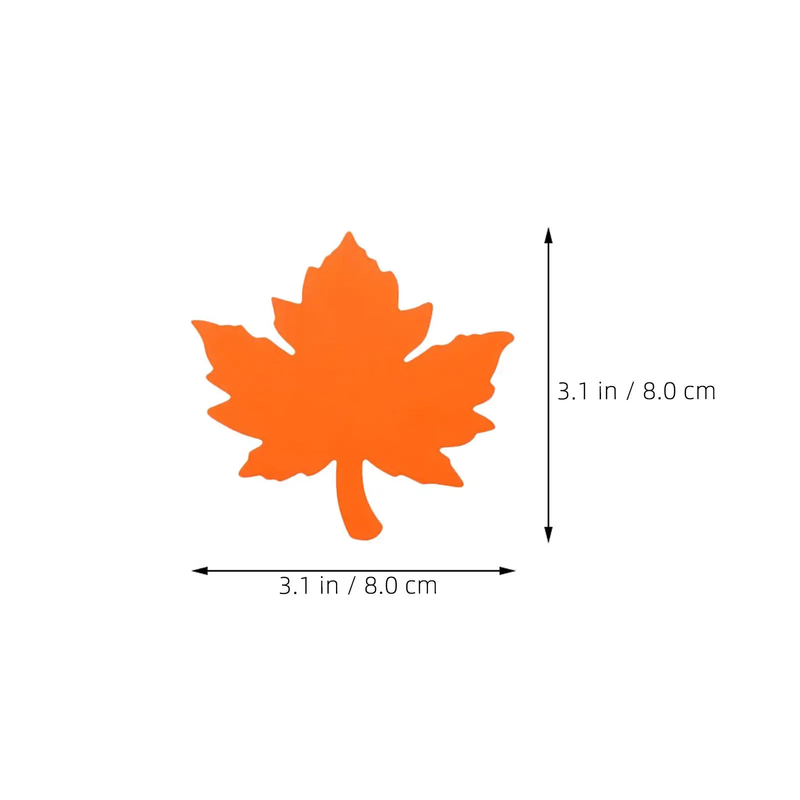 60pcs Fall Maple Leaf Cutouts, Thick Cardstock Autumn Leaves for Thanksgiving Bulletin Board & Classroom Decor