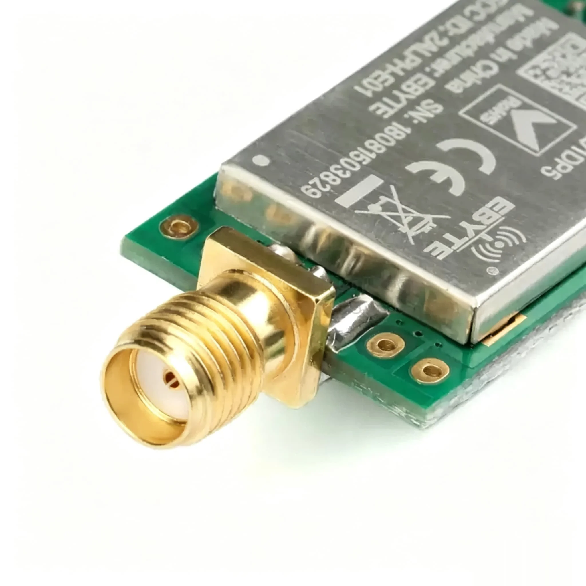 1/5PCS 2000m Long Range nRF24L01P+PA+LNA 2.4G Wireless Transceiver Module E01-ML01DP5 Ebyte 20dBm ML01DP5 Antenna with Shield