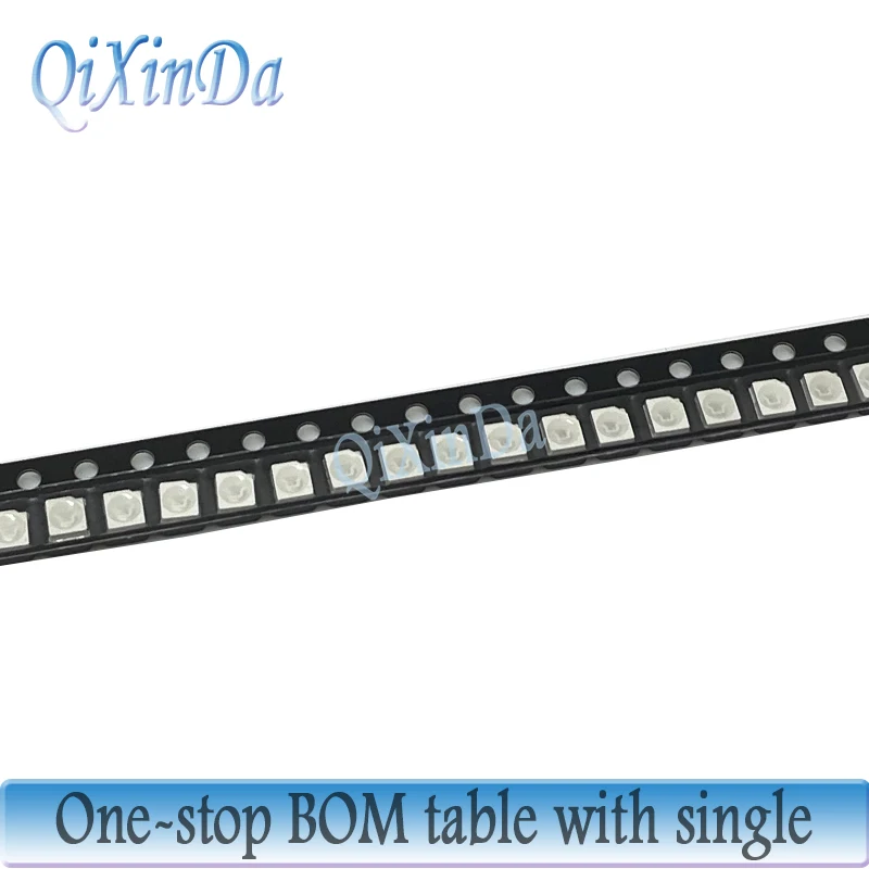 100PCS 0402 0603 0805 1206 3528 5050 SMD LED Red Yellow Green White Blue Orange light emitting diode