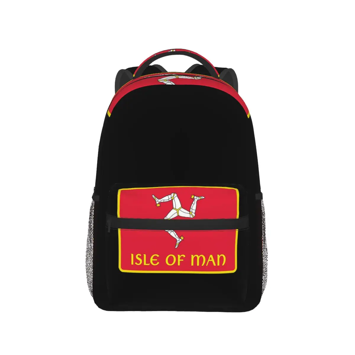 

Isle Of Man Motorcycle Racing Backpack Hot Sale Daypack Large Capacity Children BookBag School Bag Shoulder Bags for Men Women