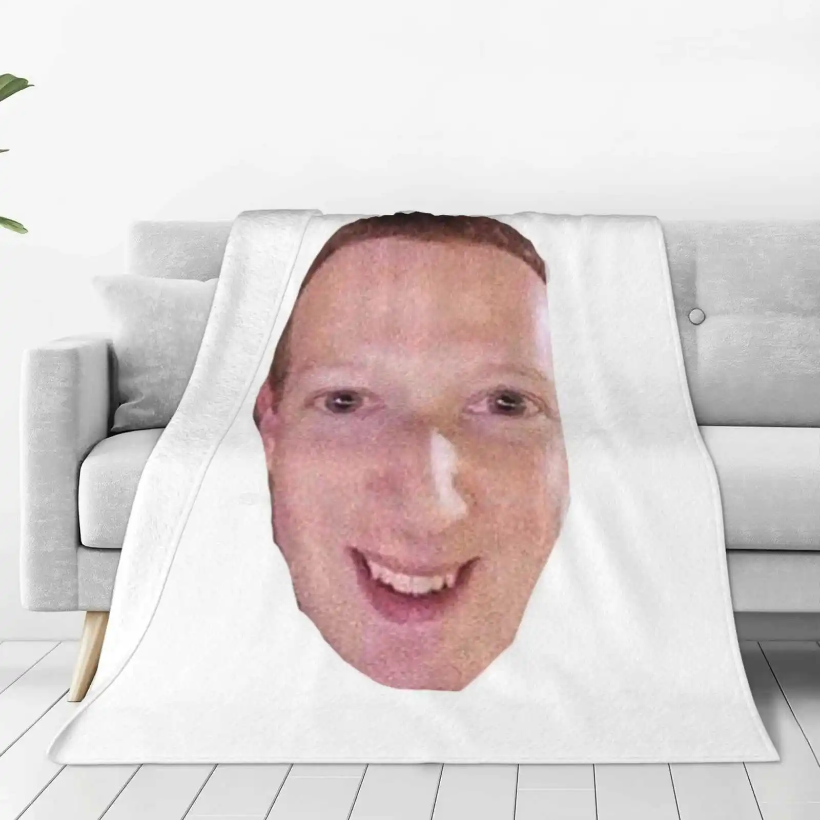 Cursed Zucc All Sizes Soft Cover Blanket Home Decor Bedding Cursed Meme Facebook Meme Mark Zuckerberg Meme Mark Zuckerburg Mark