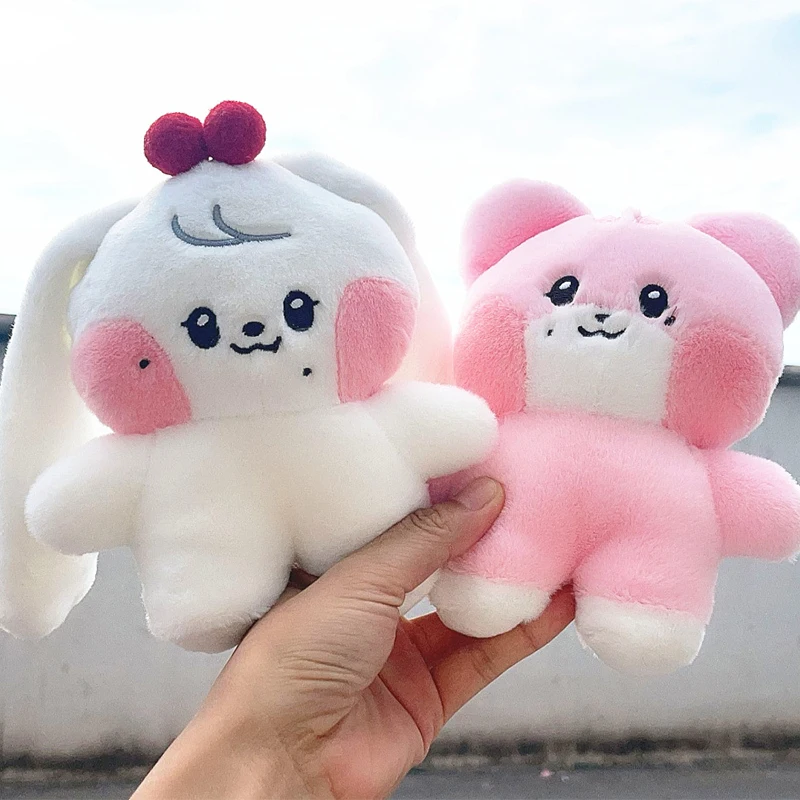 

New Kpop Korean MINIVE Wonyoung Gaeul Yujin LIZ Cartoon Plush Figures Display 17CM