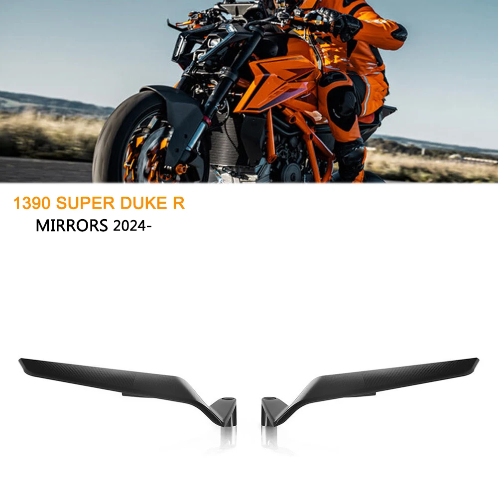 

For 1390 Super Duke R 2024 - Accessories Mirrors Stealth Mirrors Sports Winglets Mirror Kit Motorcycle Adjustable Wing Mirrors