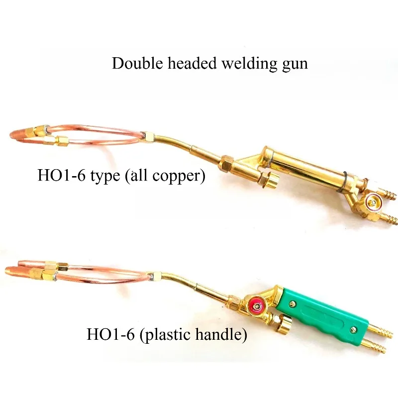 Shooting and Suction H01-6 Small All-copper Double-head Propane 4L Welding Torch Accessories