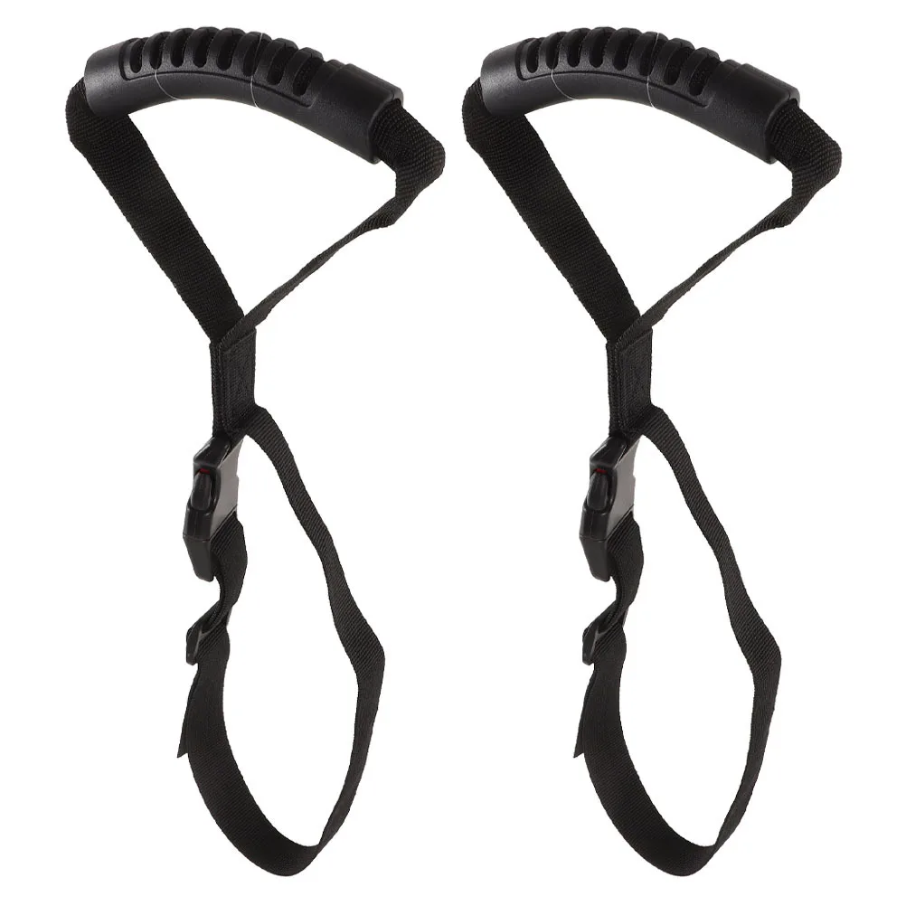 

2Pcs Vehicle Handle Grab Durable PP Pom PVC Roll Bar Grab Handles Car Door Support Assist Automotive Replacement Accessories